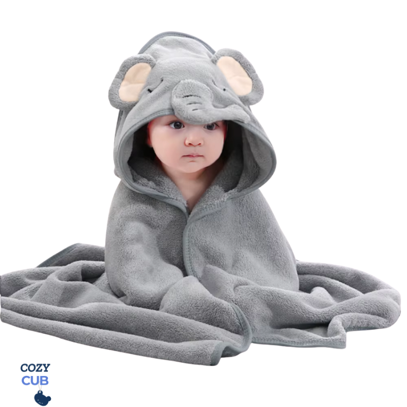 Cozycub™ - Serviette/Peignoir Bébé